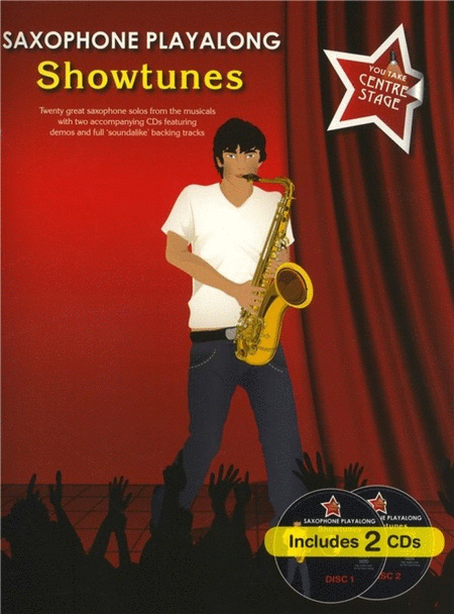 Saxophone Playalong Showtunes Book/2CDs