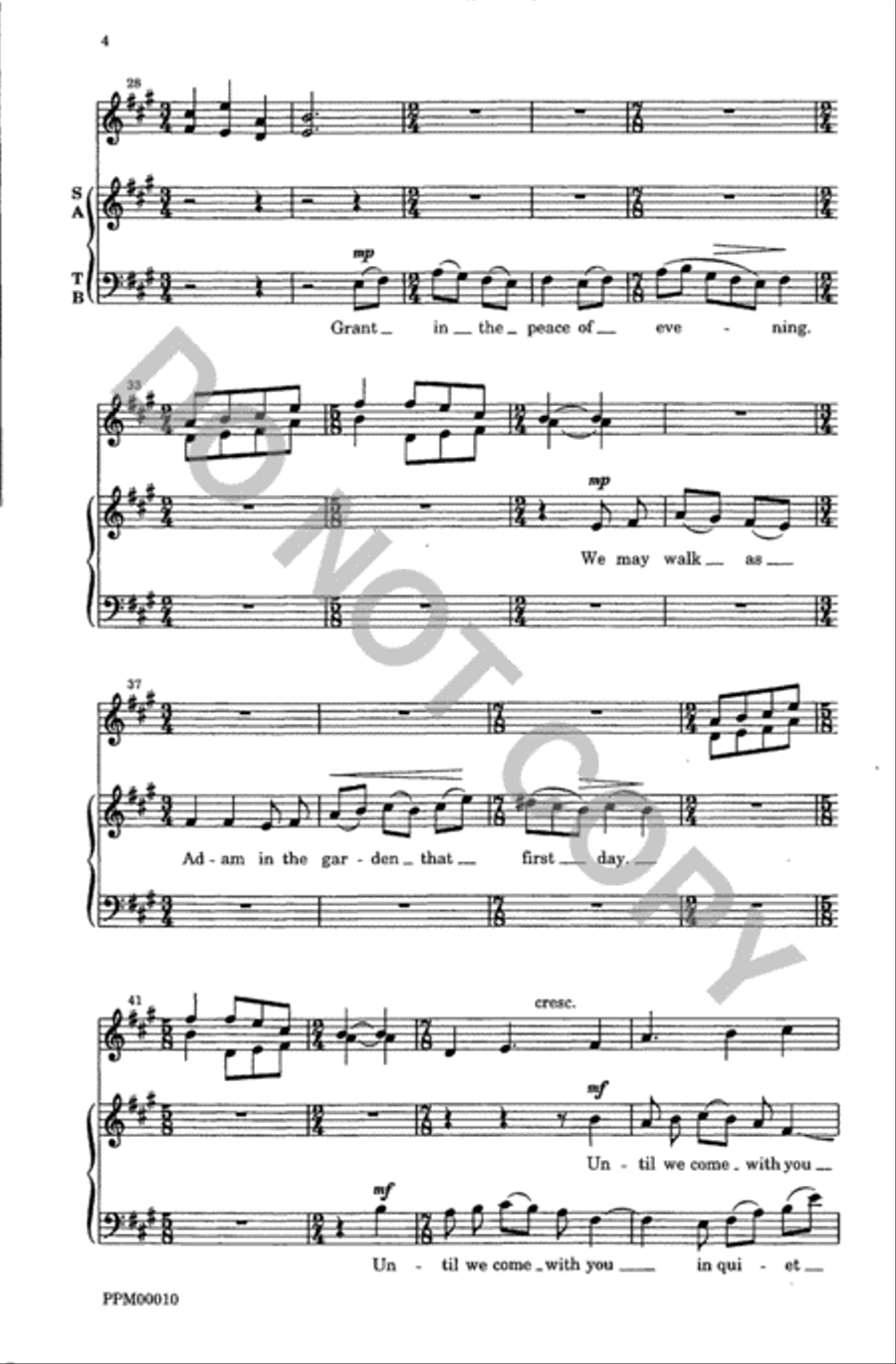 This World My God Is Held Within Your Hand 4-Part scores gallery preview page 5