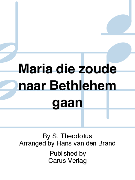 Maria die zoude naar Bethlehem gaan