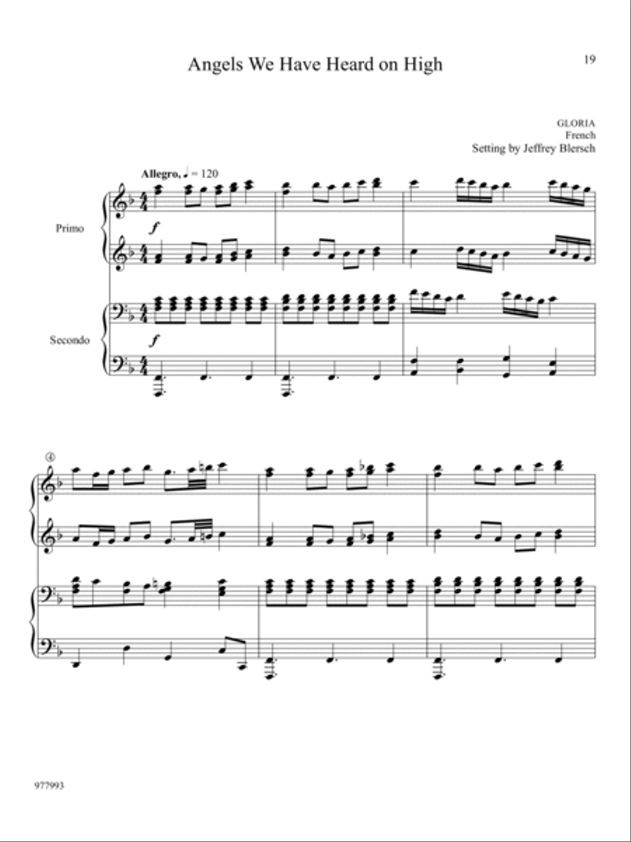 Piano Duets for Christmas Piano Solo scores gallery preview page 4