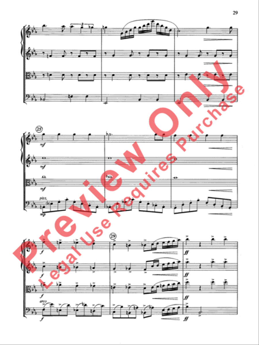 Cole Porter (Classic String Quartets) String Quartet scores gallery preview page 30