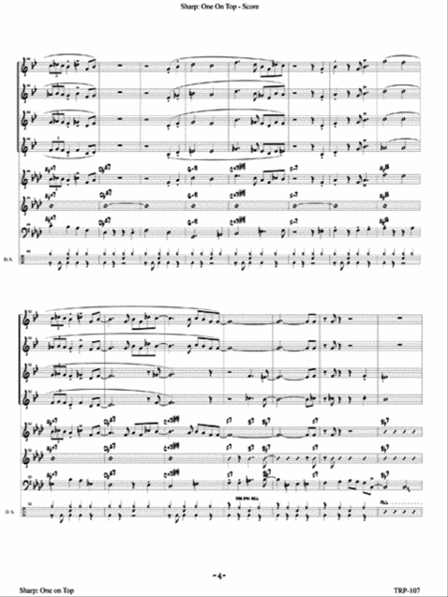 One on Top Small Ensemble scores gallery preview page 5