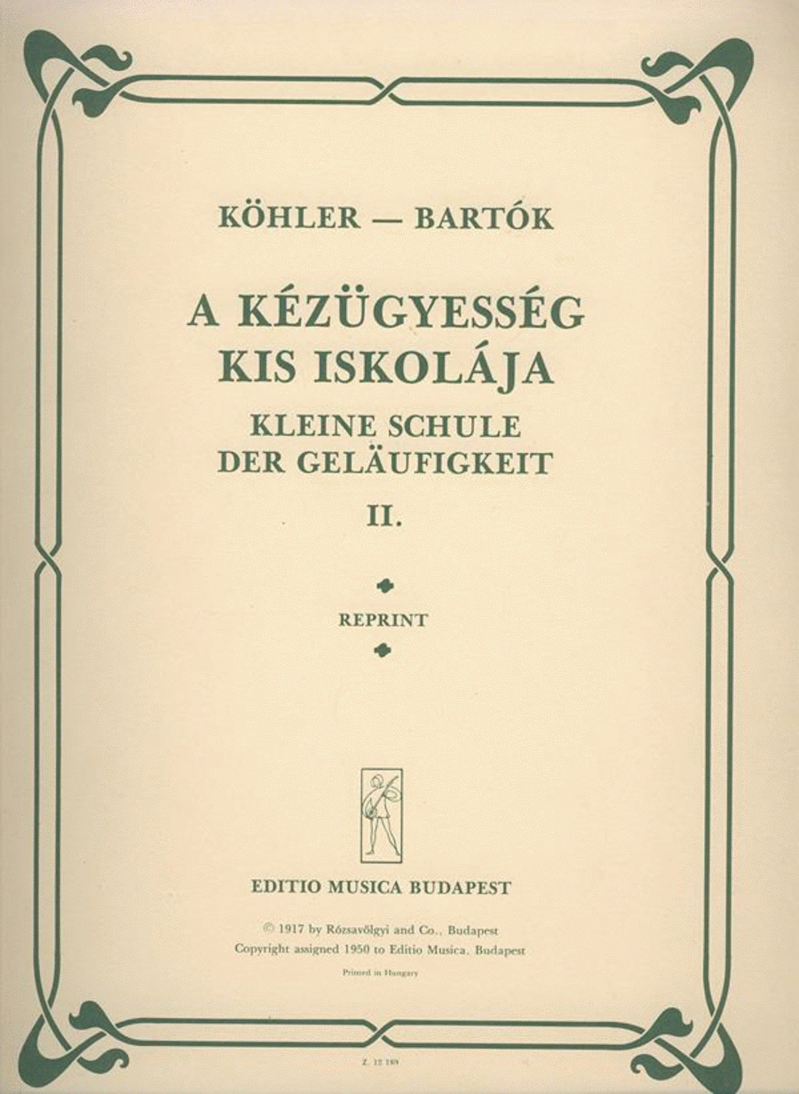 Kleine Schule der Geläufigkeit II op. 242 Piano Solo scores gallery preview page 1