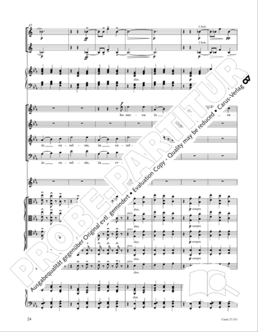 Requiem - church version (Requiem. Fassung mit kleinem Orchester) 4-Part scores gallery preview page 40