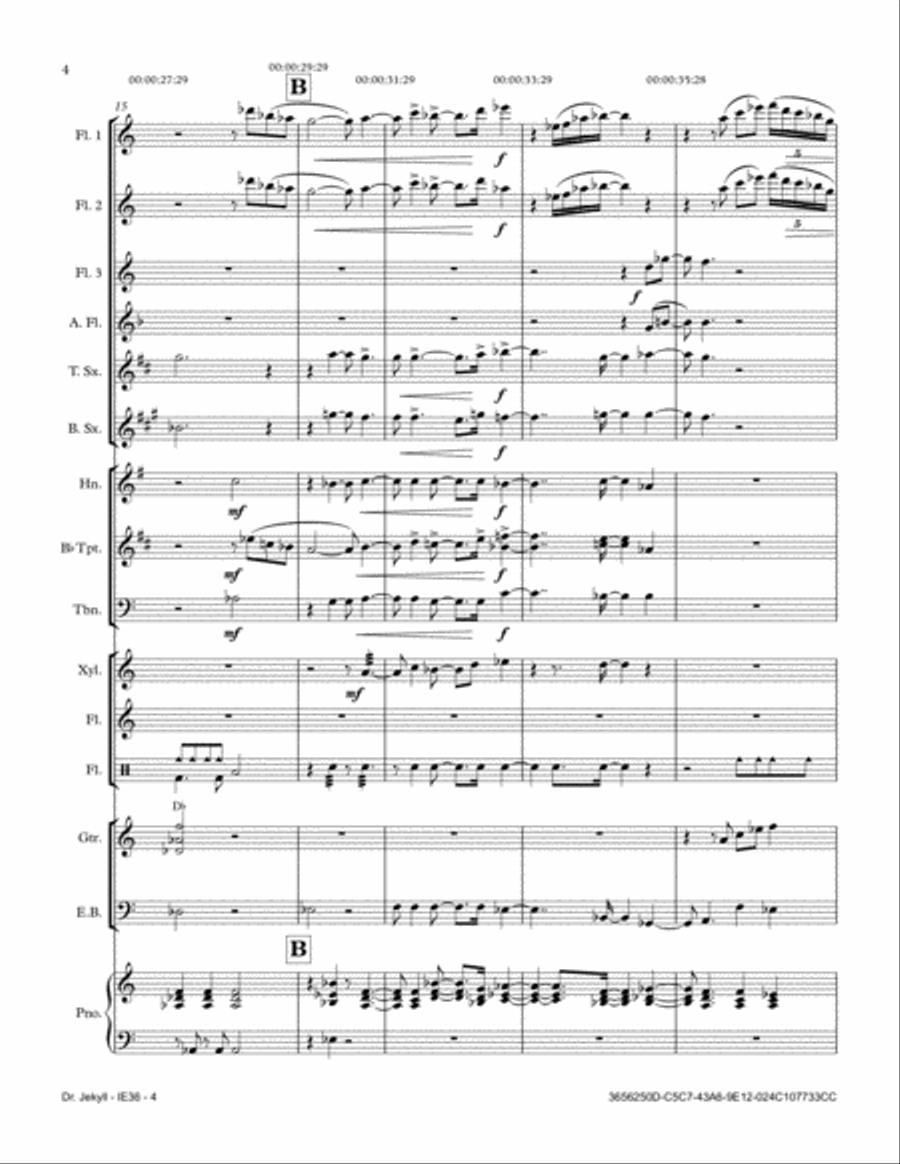 Dr. Jekyl Full Orchestra scores gallery preview page 4
