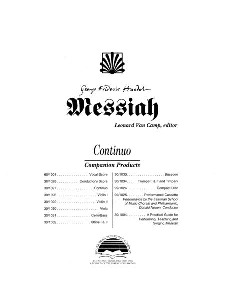 Messiah - Continuo