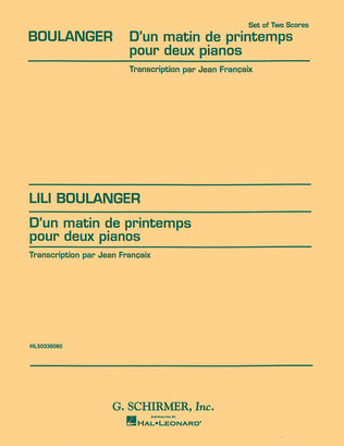 Book cover for D'Un Matin Du Printemps (set)