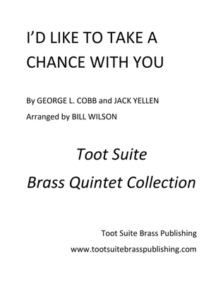 Book cover for I'd Like to Take a Chance with You
