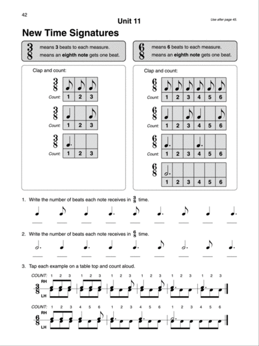 Alfred's Basic Piano Course Musical Concepts, Level 3 Piano Method scores gallery preview page 5