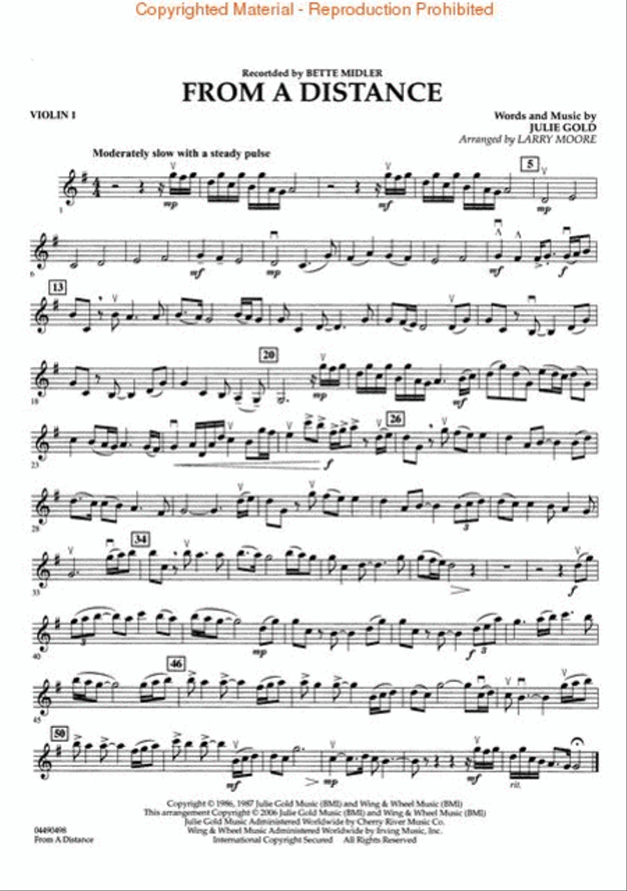From a Distance String Quartet scores gallery preview page 4