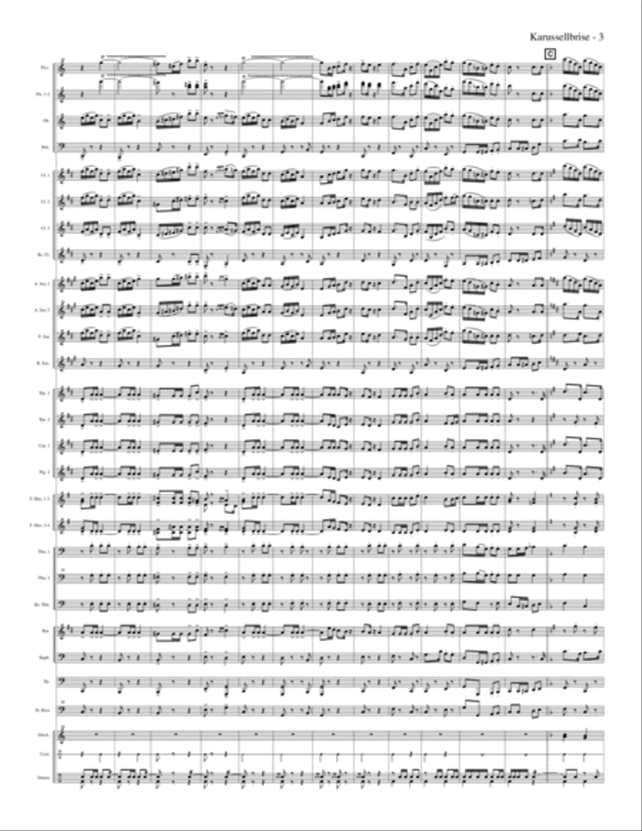 Karussellbrise Concert Band scores gallery preview page 7