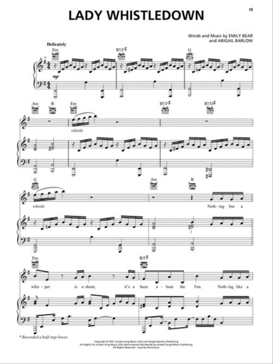 Barlow & Bear: The Unofficial Bridgerton Musical Piano, Vocal, Guitar scores gallery preview page 5