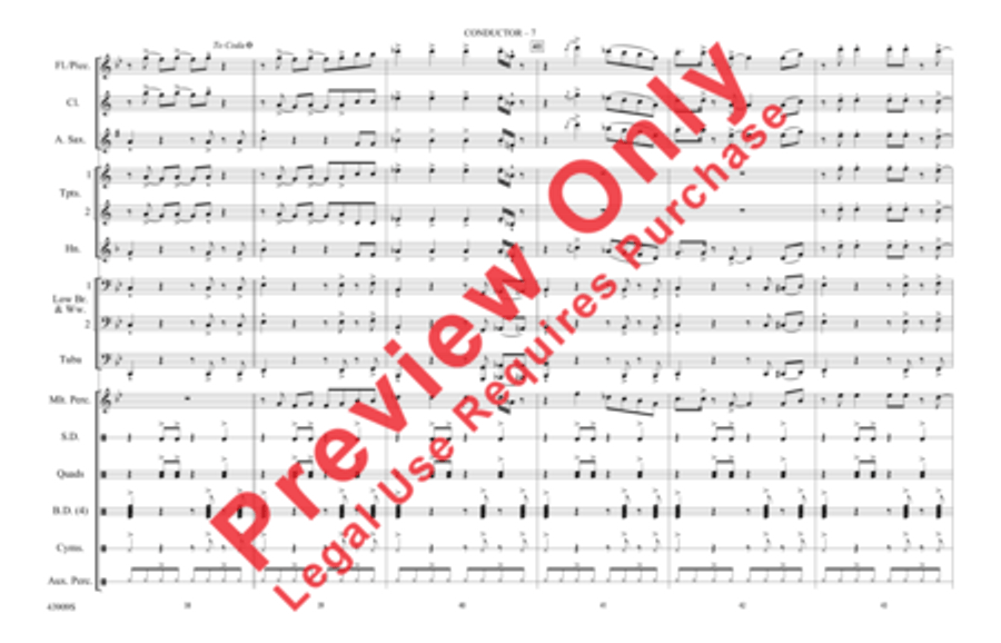Lips Are Moving Lips Are Moving Marching Band scores gallery preview page 8