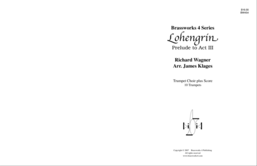 Lohengrin - Prelude to Act III Trumpet scores gallery preview page 1