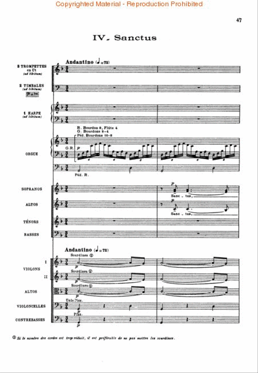 Requiem (reduced orchestration) Mixed Choir scores gallery preview page 4