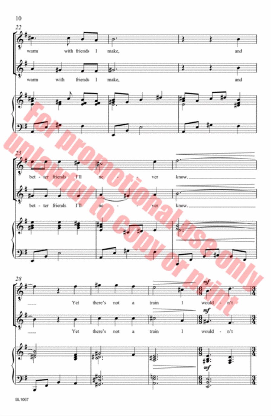 Two Songs for Emerging Tenor Bass Choir Choir scores gallery preview page 11
