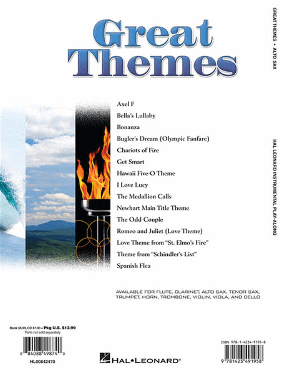 Great Themes Great Themes Alto Saxophone scores gallery preview page 2