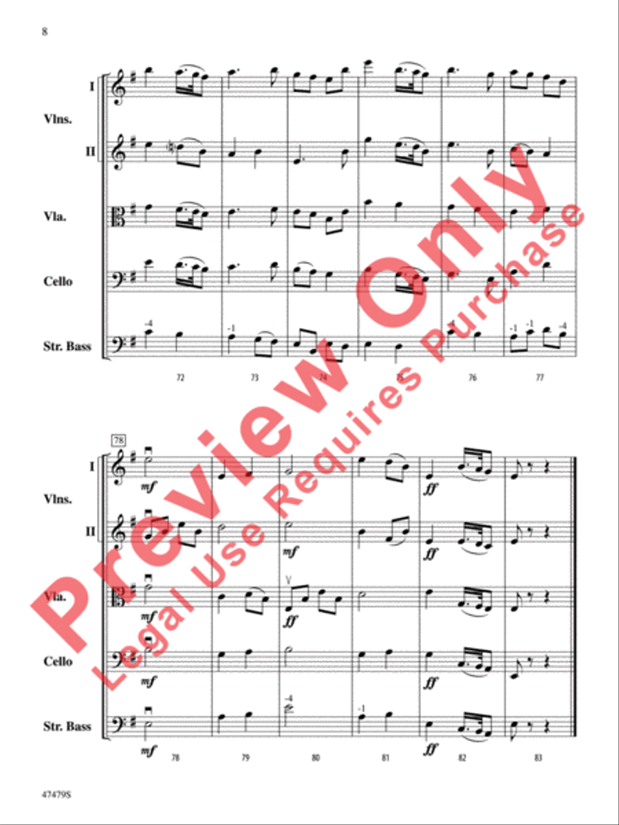 Minstrel Minstrel String Orchestra scores gallery preview page 9