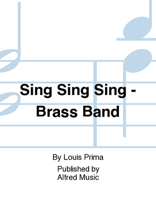 Book cover for Sing Sing Sing - Brass Band