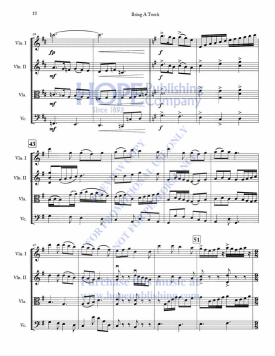 A String Quartet Christmas Vol 2 String Quartet scores gallery preview page 21