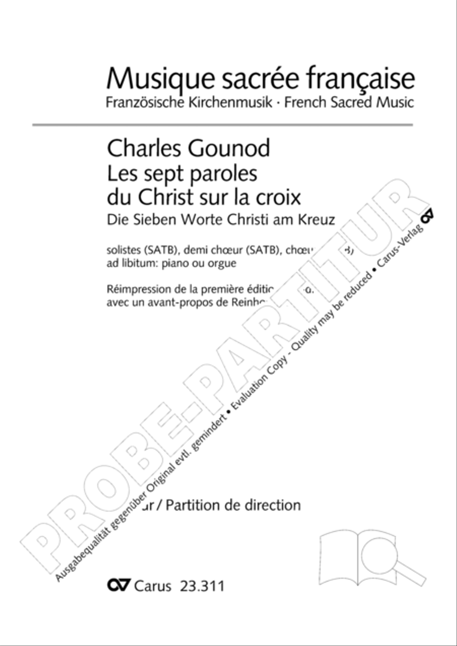 Les sept paroles du Christ sur la croix 4-Part scores gallery preview page 2