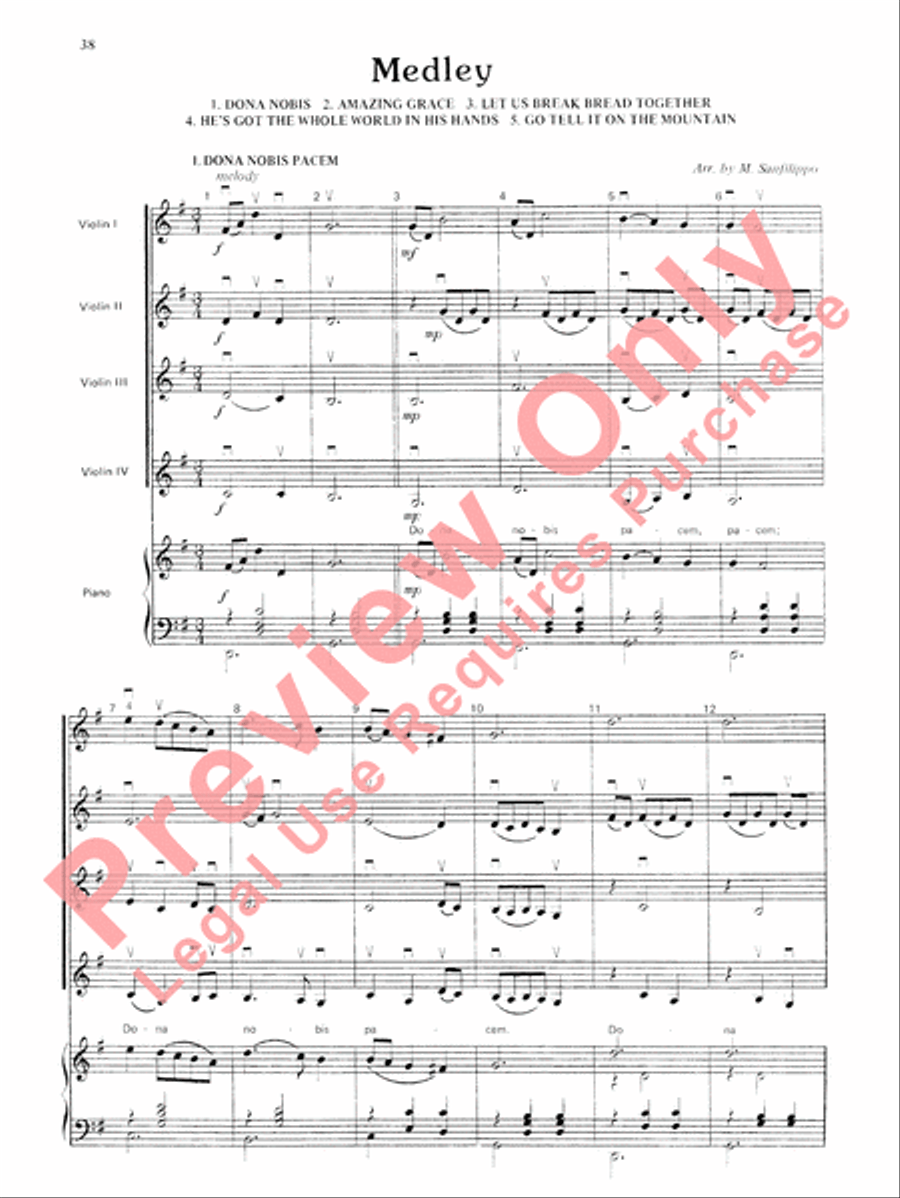Highland/Etling Violin Quartet Series: Book 3 Small Ensemble scores gallery preview page 39
