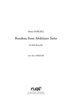 Book cover for Rondeau from Abdelazer Suite