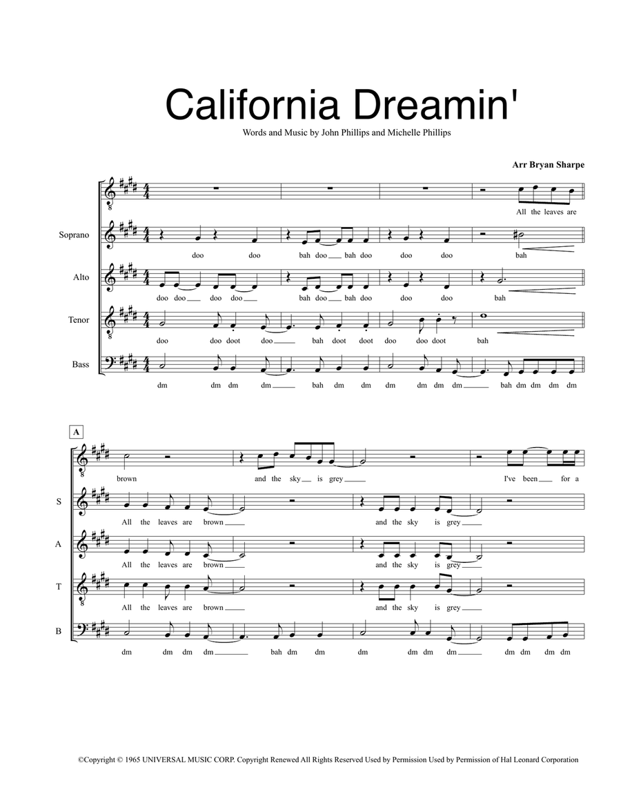 Book cover for California Dreamin'