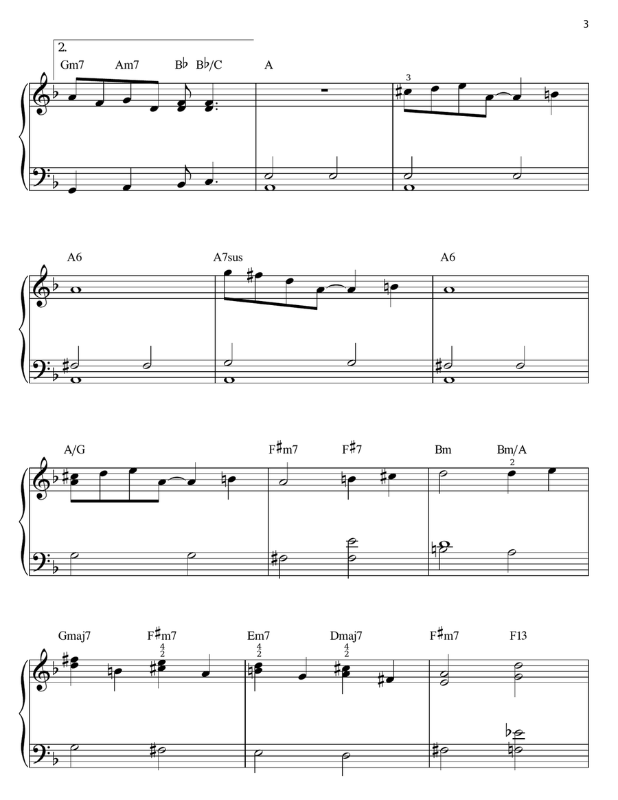 Angela Angela Easy Piano scores gallery preview page 3