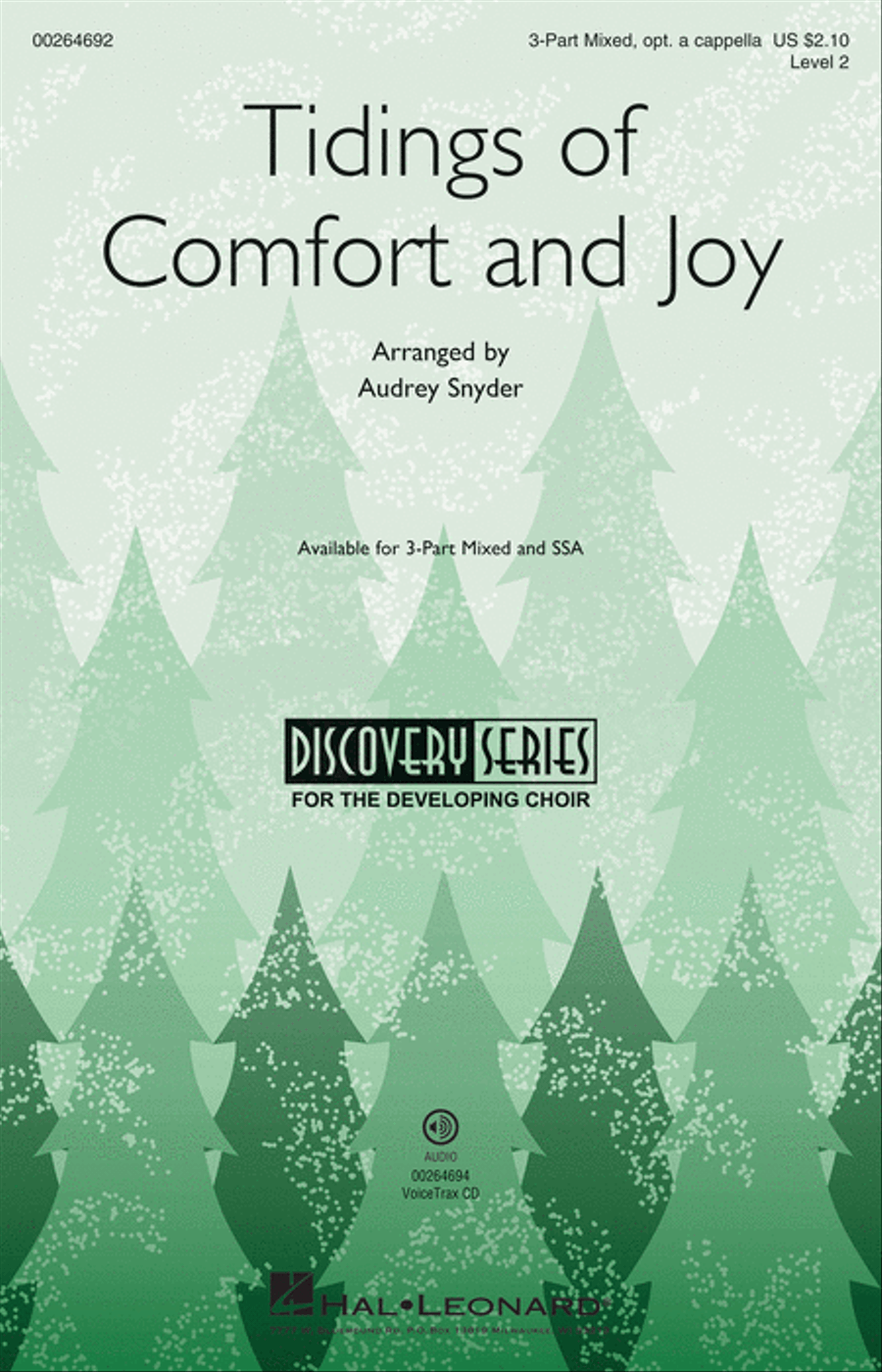 Tidings of Comfort and Joy 3-Part scores gallery preview page 1