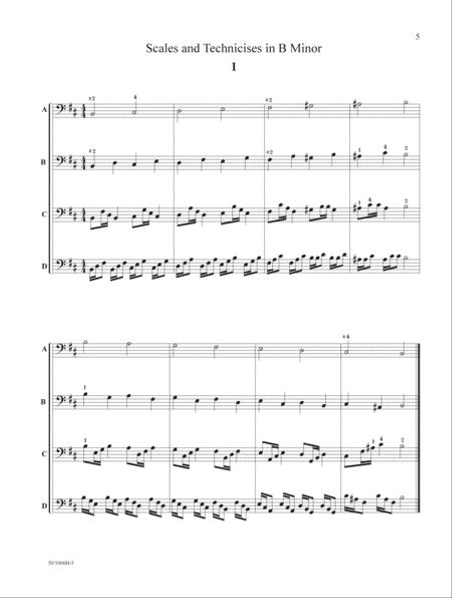 Technicises For Strings Cello String Orchestra scores gallery preview page 5