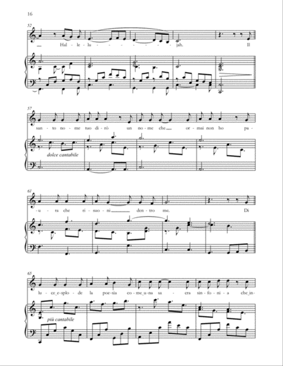 Hallelujah Hallelujah 4-Part scores gallery preview page 5