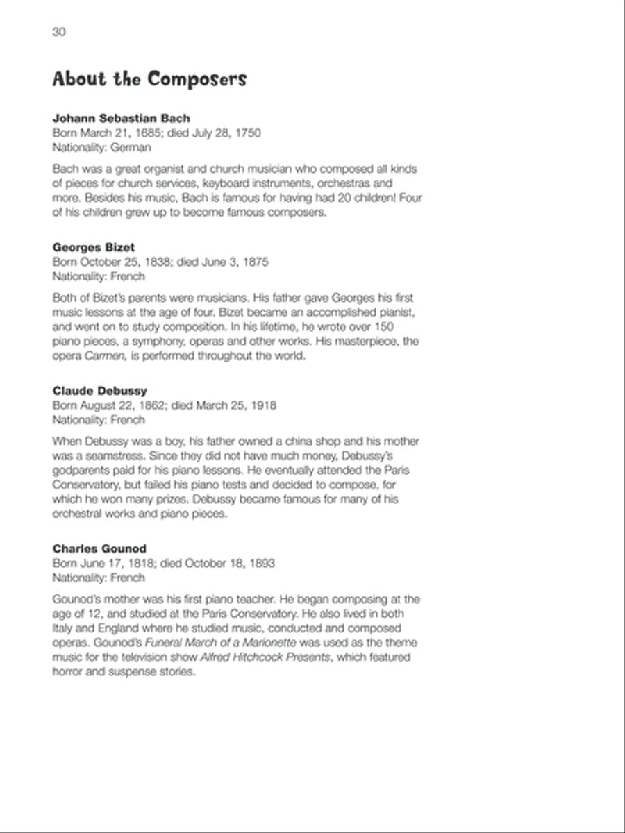 Famous & Fun Classics, Book 5 Piano Method scores gallery preview page 6
