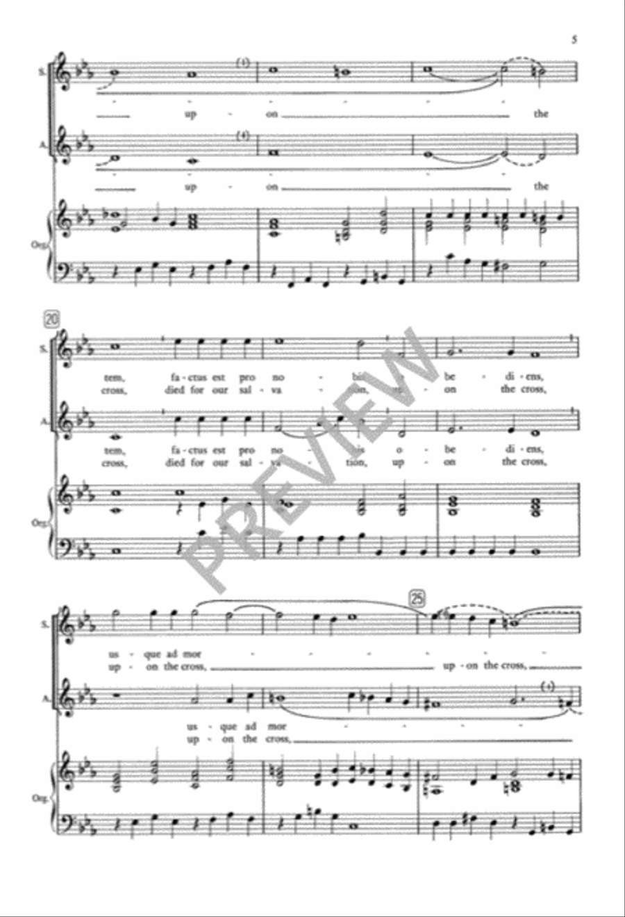 Christus factus est SA scores gallery preview page 6