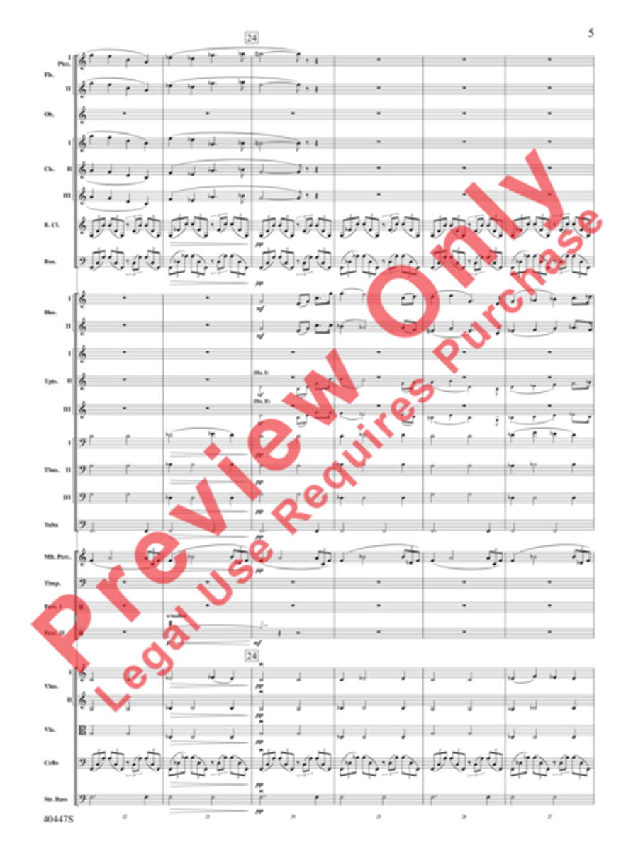 Triumph of the Argonauts Full Orchestra scores gallery preview page 6
