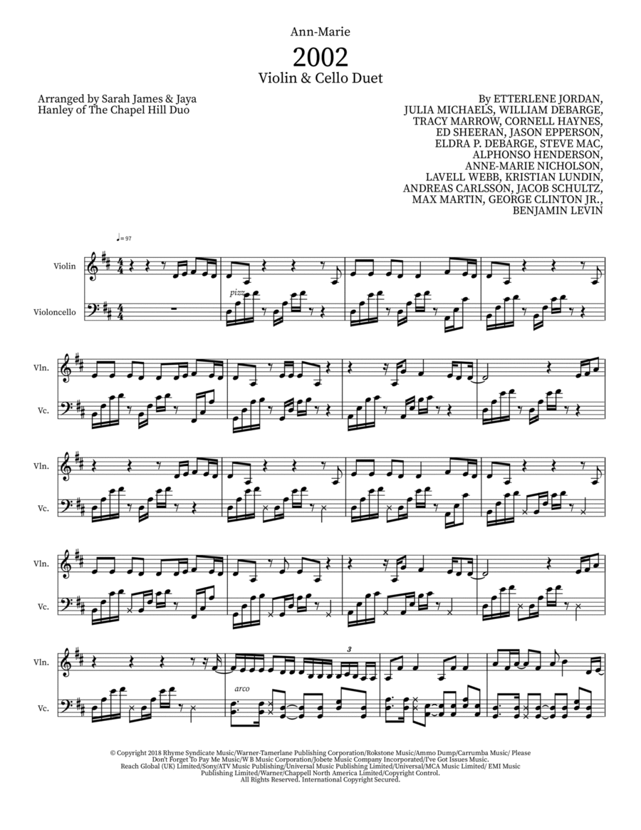 2002 String Duet scores gallery preview page 1