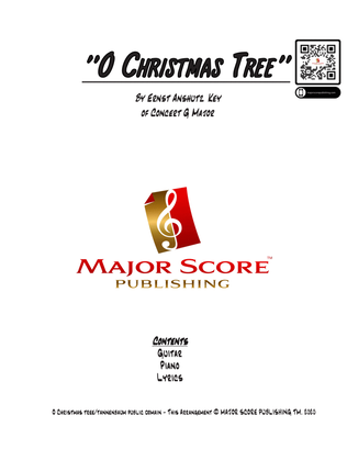 O Christmas Tree - Electric Guitar & Piano - G Major