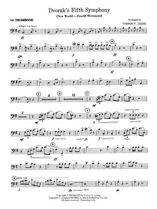 Dvorák's 5th Symphony ("New World," 4th Movement): 1st Trombone
