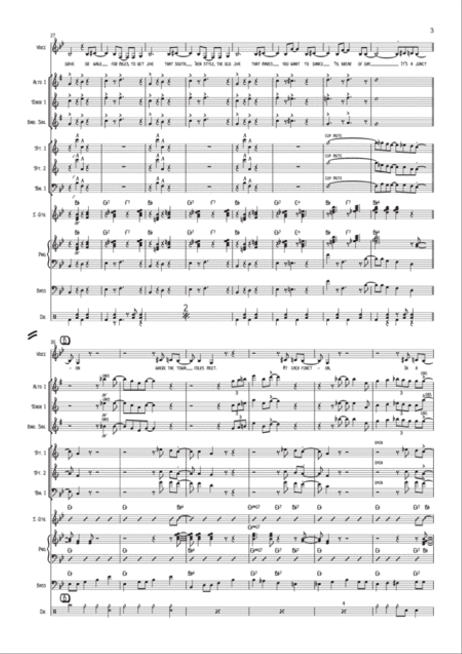 Tuxedo Junction Jazz Ensemble scores gallery preview page 4