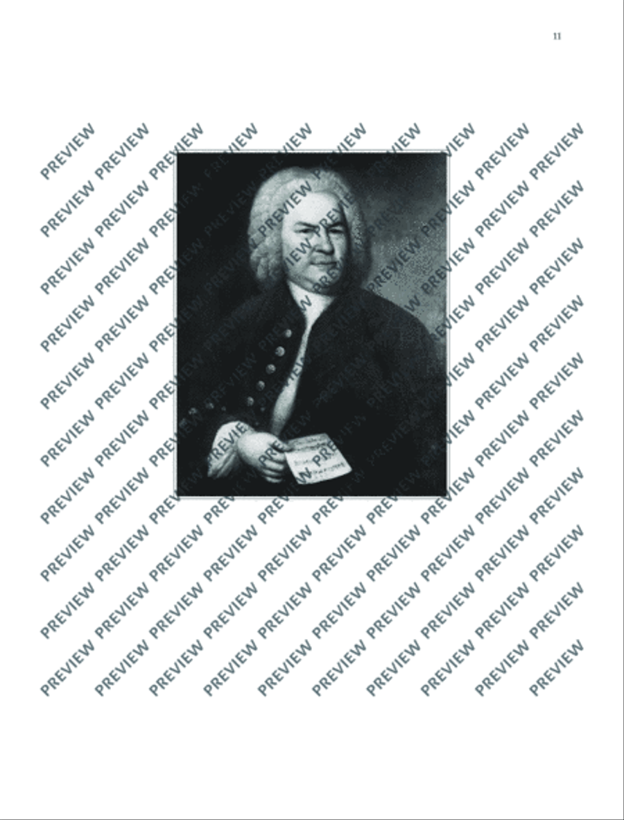 Präludium D minor (orig. C minor) / Fuge A minor (orig. G minor) Classical Guitar scores gallery preview page 12