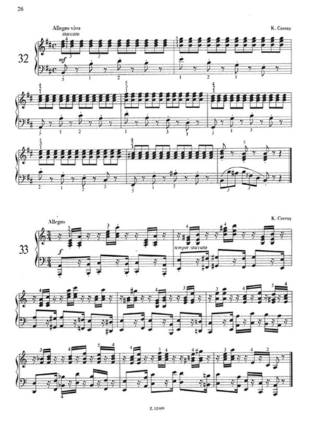 Ausgewählte Etüden V für Klavier