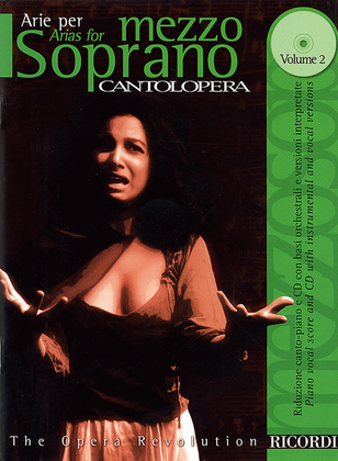 Book cover for Cantolopera: Arias for Mezzo-Soprano - Volume 2