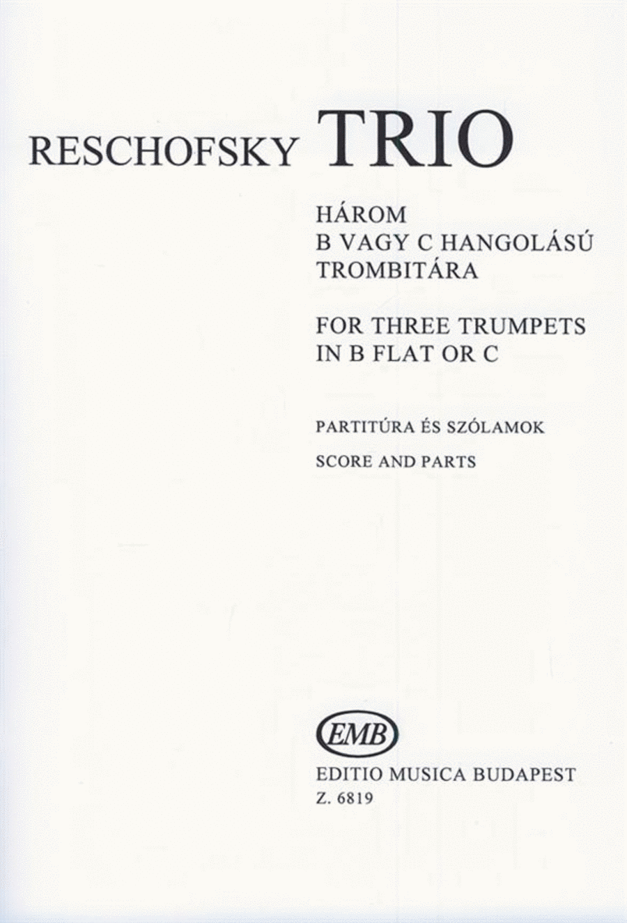 Book cover for Trio