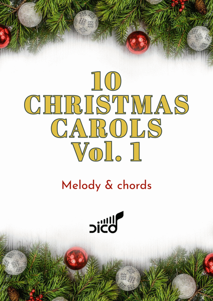10 Christmas Carols (melody & chords), Vol. 1 image number null
