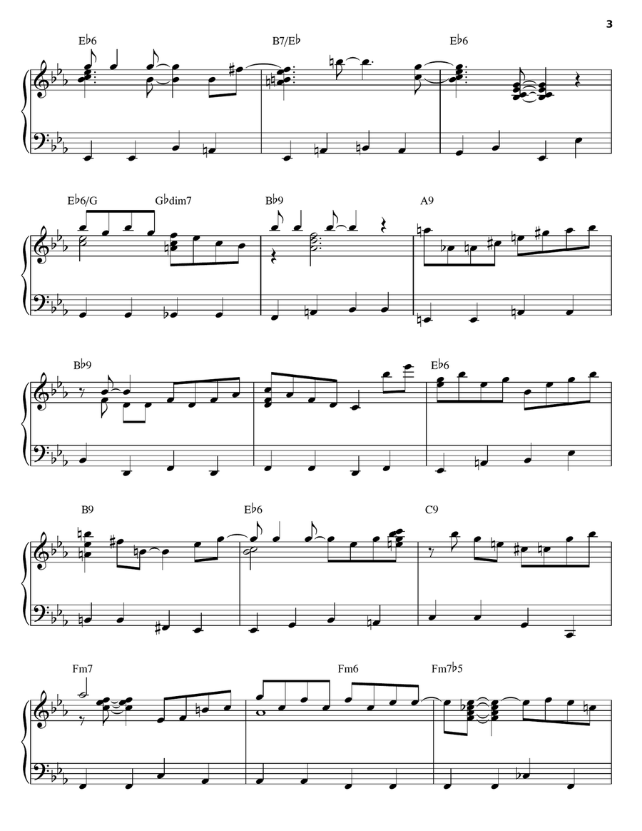 Let's Dance Let's Dance Piano Solo scores gallery preview page 3