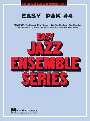 Book cover for Easy Jazz Ensemble Pak #4