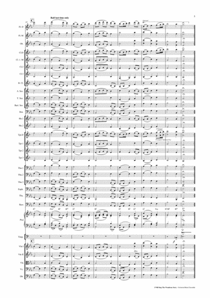 I Will The Wondrous Story (Hyfrydol) [Eb] - Orchestra/Mixed Ensemble Score and Parts PDF image number null