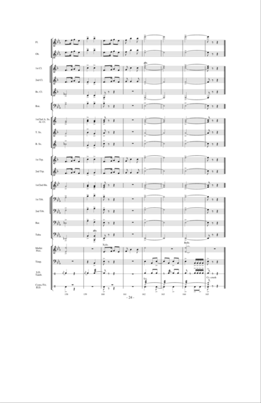 Aspen Overture Concert Band scores gallery preview page 23