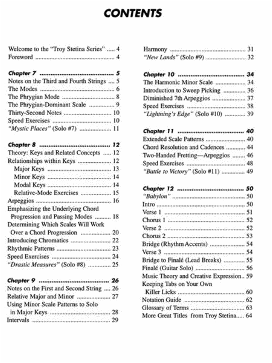 Metal Lead Guitar Vol. 2 Electric Guitar scores gallery preview page 3