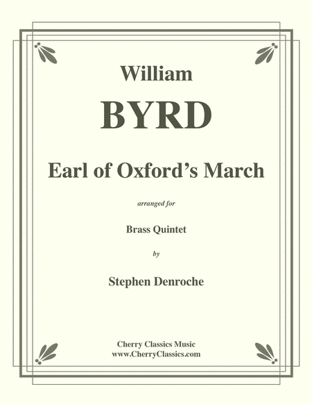 Earl of Oxford's March for Brass Quintet